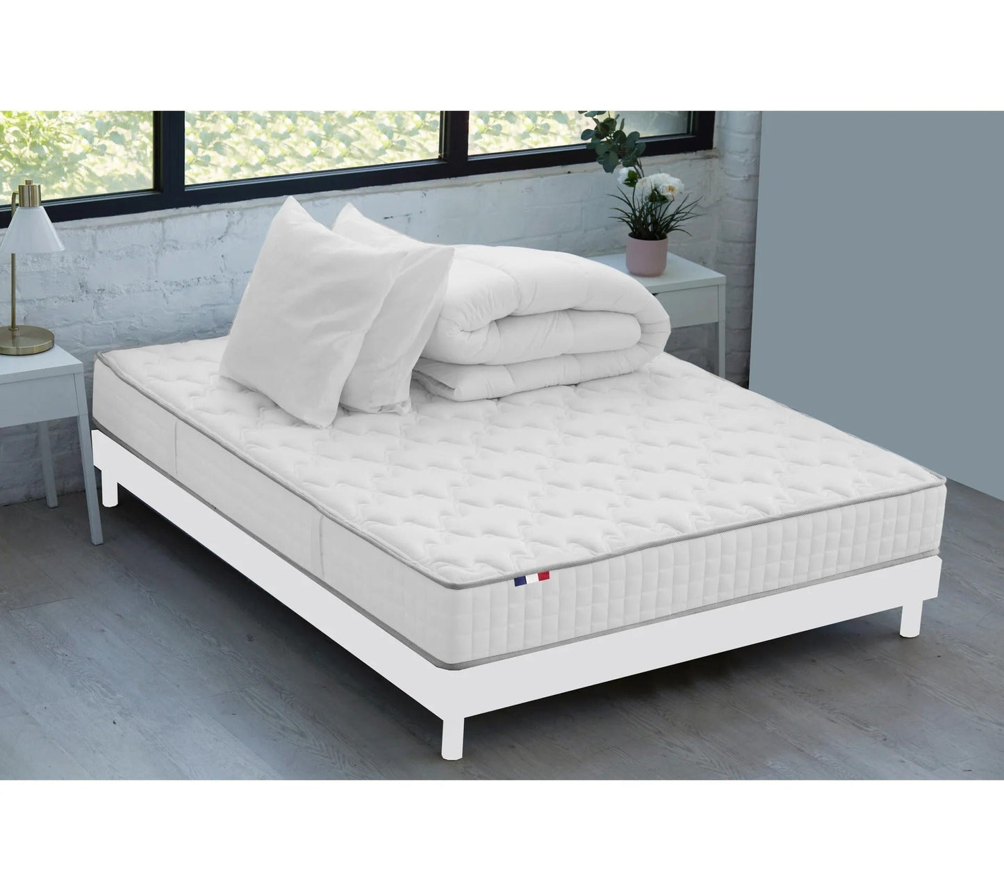 Federkernmatratze 140 x 190 cm, BOB Home Memory-Schaum, Dicke 26 cm