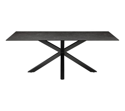 Mesa de salón L.200cm BALA cerámica gris