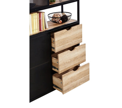 Librería industrial NYXX Negro