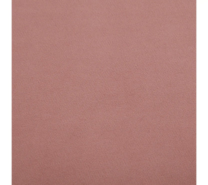 Banquette 3 places convertible LILY en velour rose