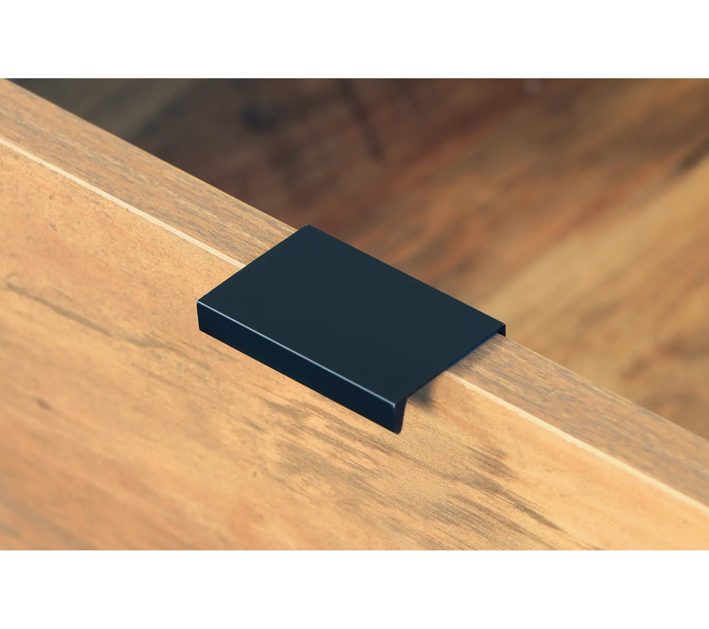 EVERGREEN 2 Couchtisch in dunkler Eiche und schwarzem Imitat