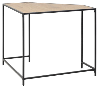 Bureau d'angle SEAFORD imitation chêne et noir